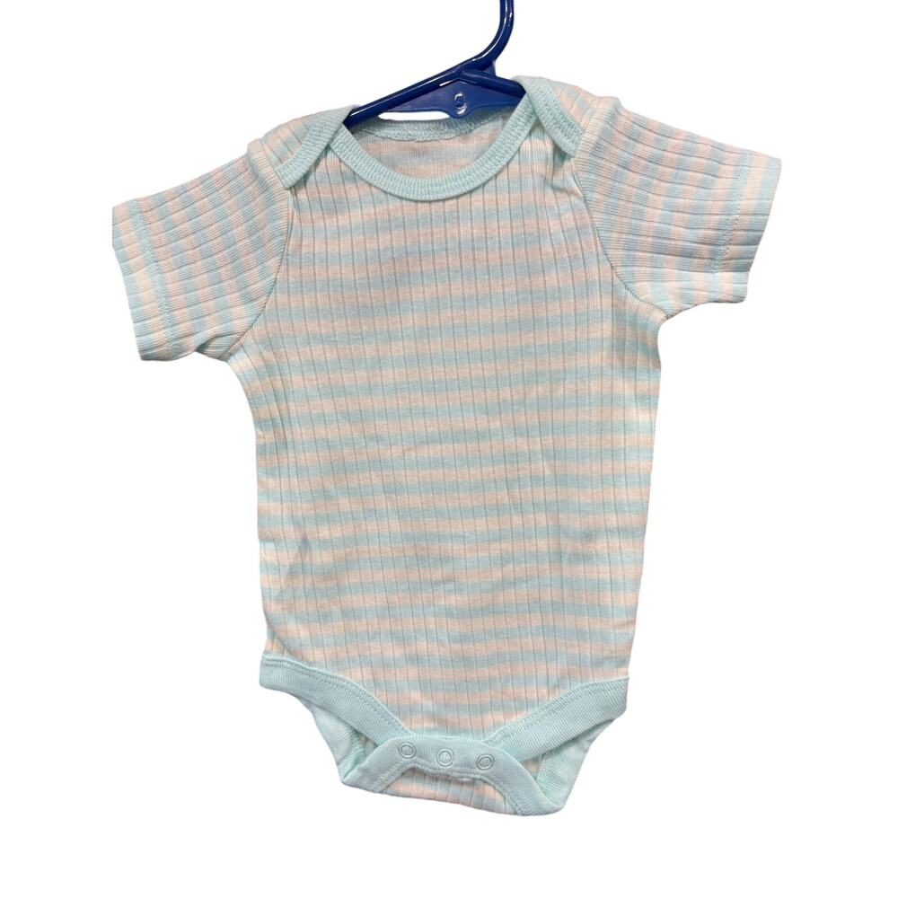 $1 Blue and White Striped Onesie - Member's Mark - NB